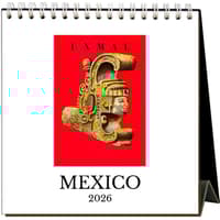 image Mexico Nostalgic 2026 Easel Desk Calendar Main Product Image