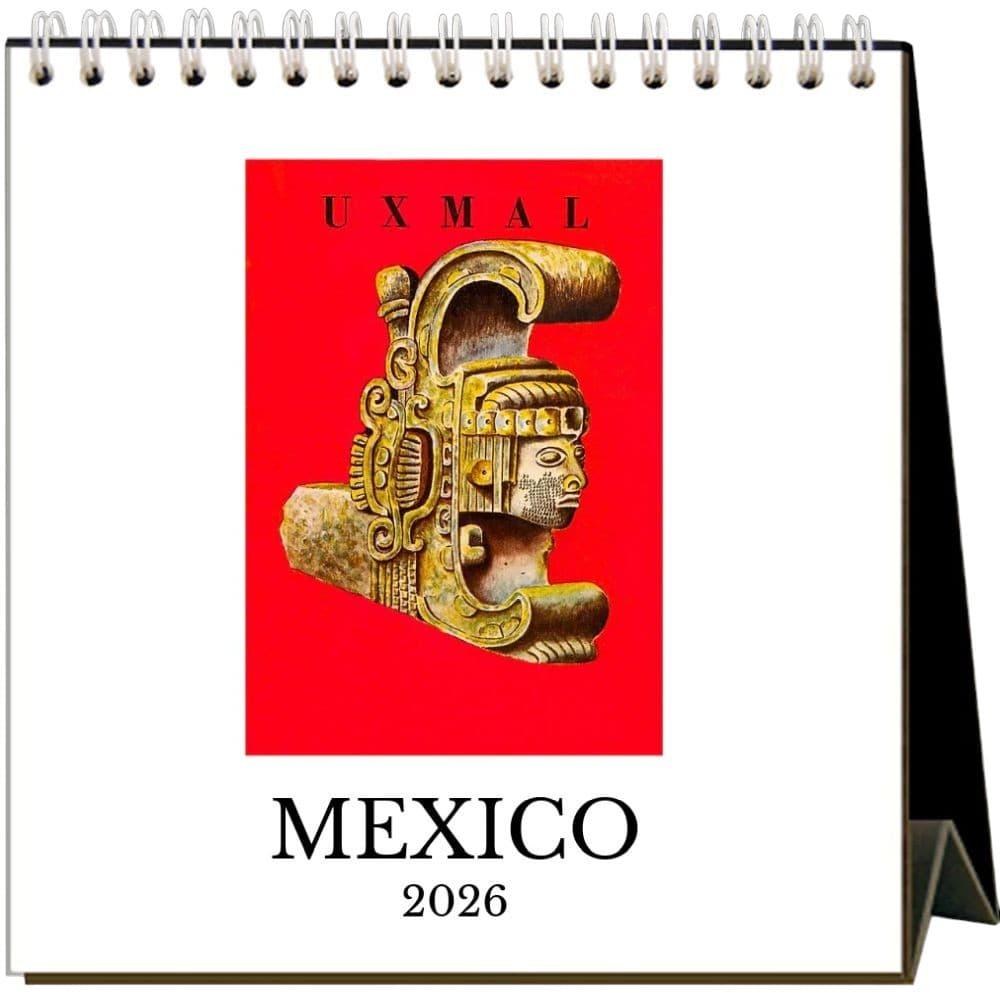 Mexico Nostalgic 2026 Easel Desk Calendar Main Product Image