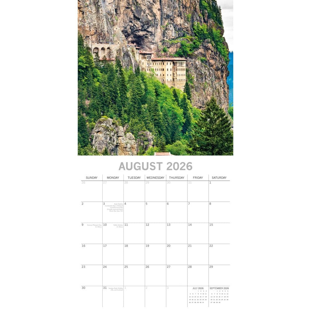 Abandoned 2026 Wall Calendar Third Alternate Image