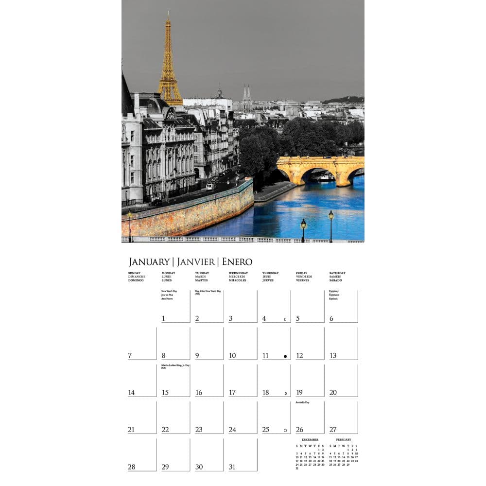 Paris Glitz 2024 Wall Calendar Second Alternate Image width=&quot;1000&quot; height=&quot;1000&quot;