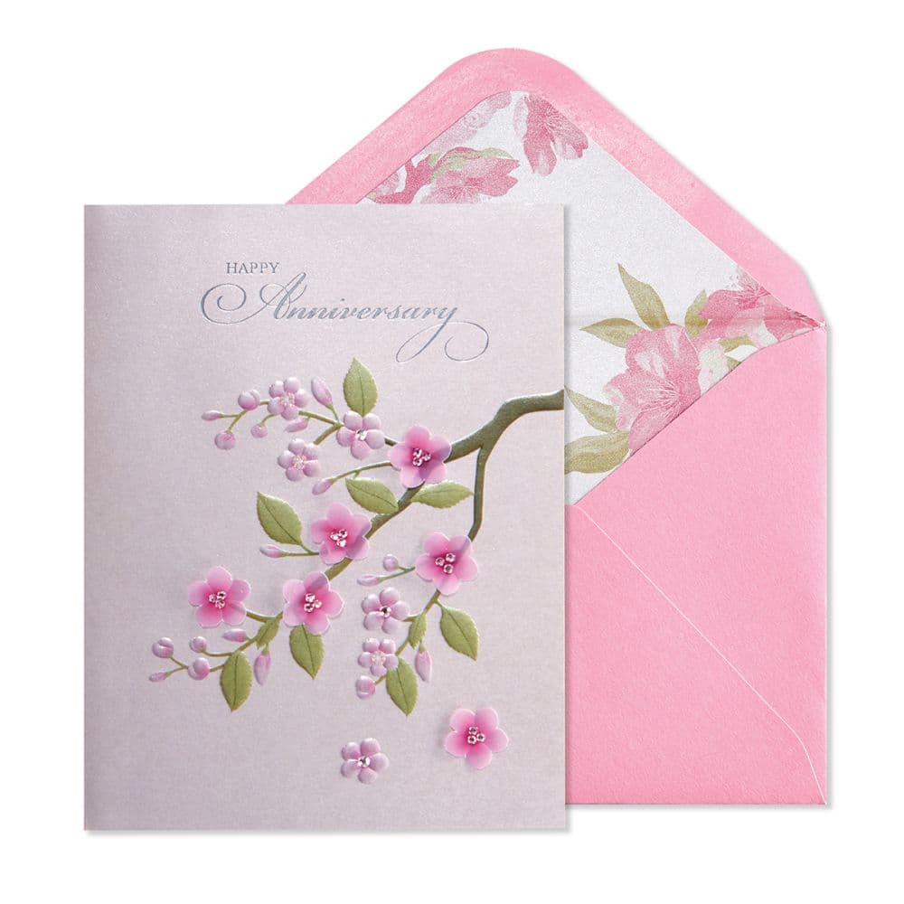 Cherry Blossom Anniversary Card Main Product Image width=&quot;1000&quot; height=&quot;1000&quot;