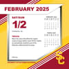 image COL USC Trojans 2025 Desk Calendar Second Alternate Image