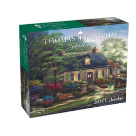 Thomas Kinkade Painter of Light 2024 Desk Calendar