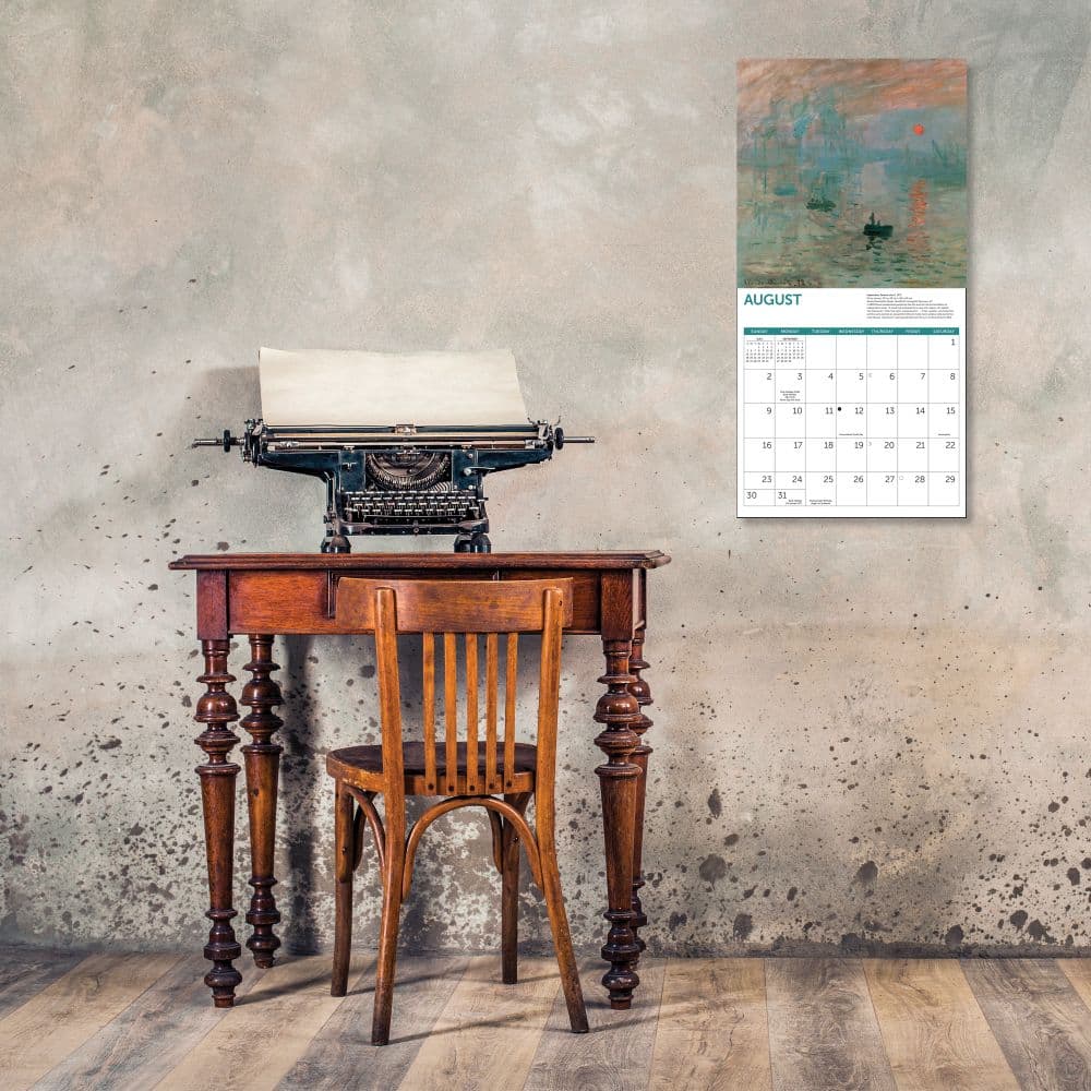 Monet At Sea 2026 Wall Calendar Fourth Alternate Image