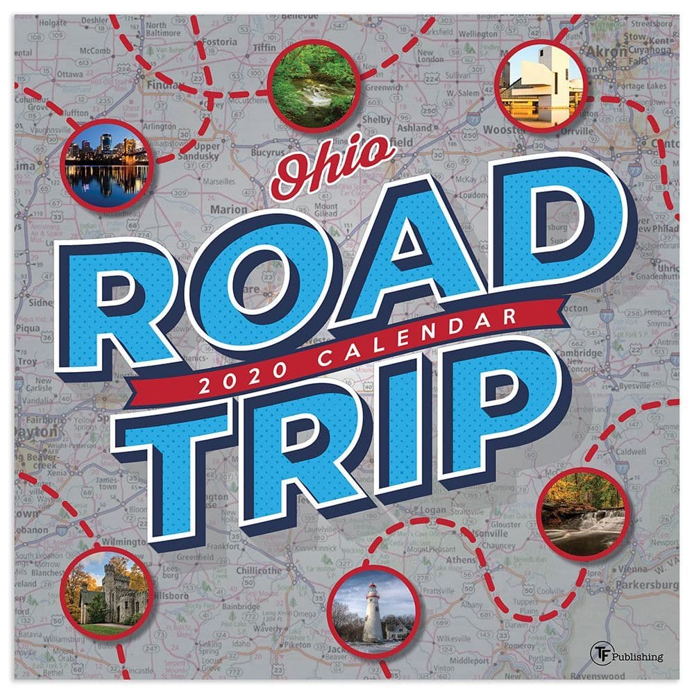 Road Trip Ohio Wall Calendar