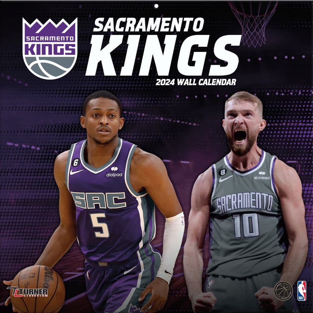 NBA Sacramento Kings 2024 Wall Calendar