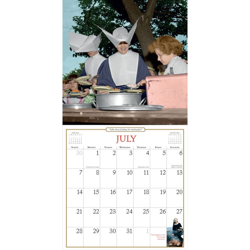 Nuns Having Fun 2024 Wall Calendar