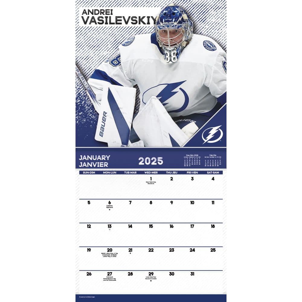 NHL Stoppers 2025 Wall Calendar First Alternate Image width=&quot;1000&quot; height=&quot;1000&quot;