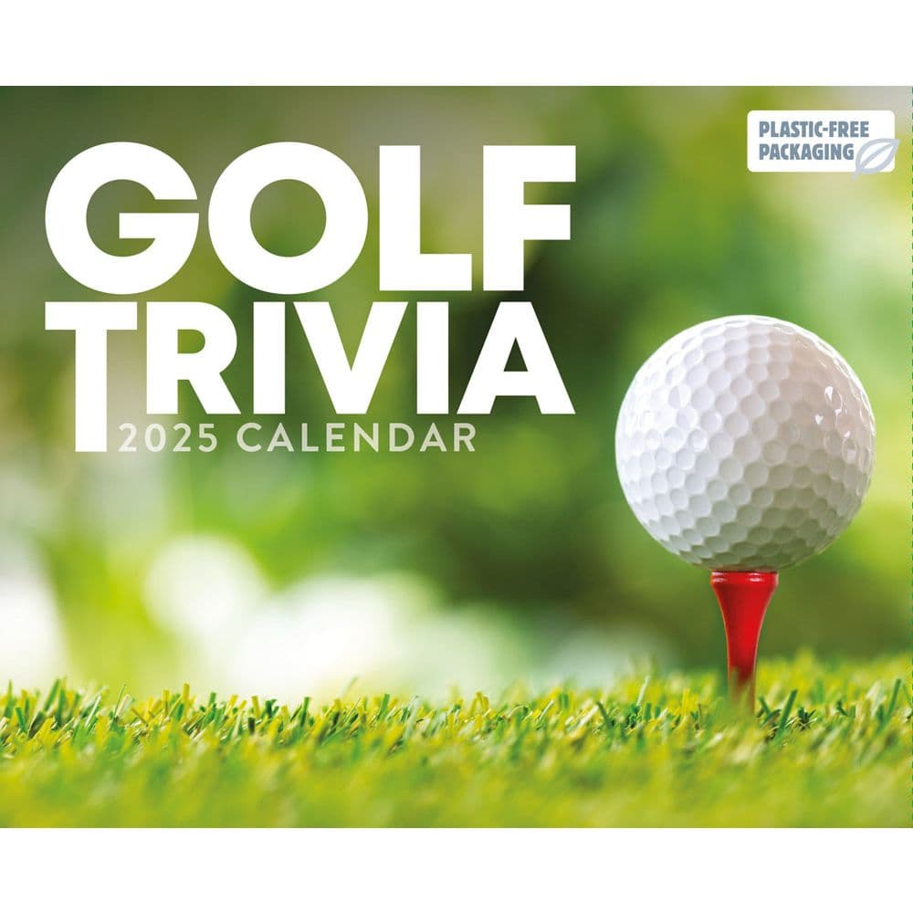 Golf Trivia 2025 Desk Calendar  Main Image