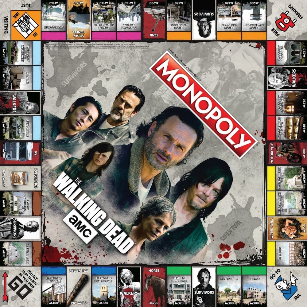 Walking Dead TV Monopoly Alternate Image 2