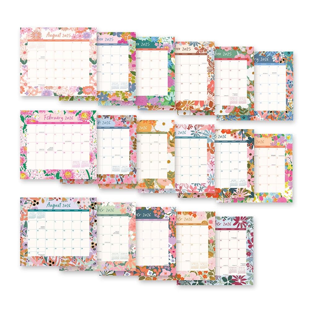 Secret Garden 2026 Magnetic Calendar Second Alternate Image