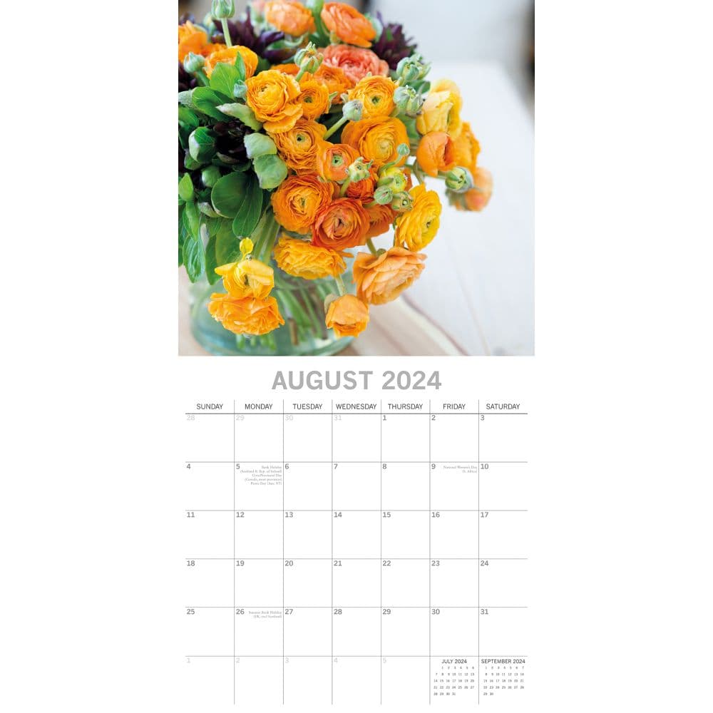 Floral Collection 2024 Wall Calendar