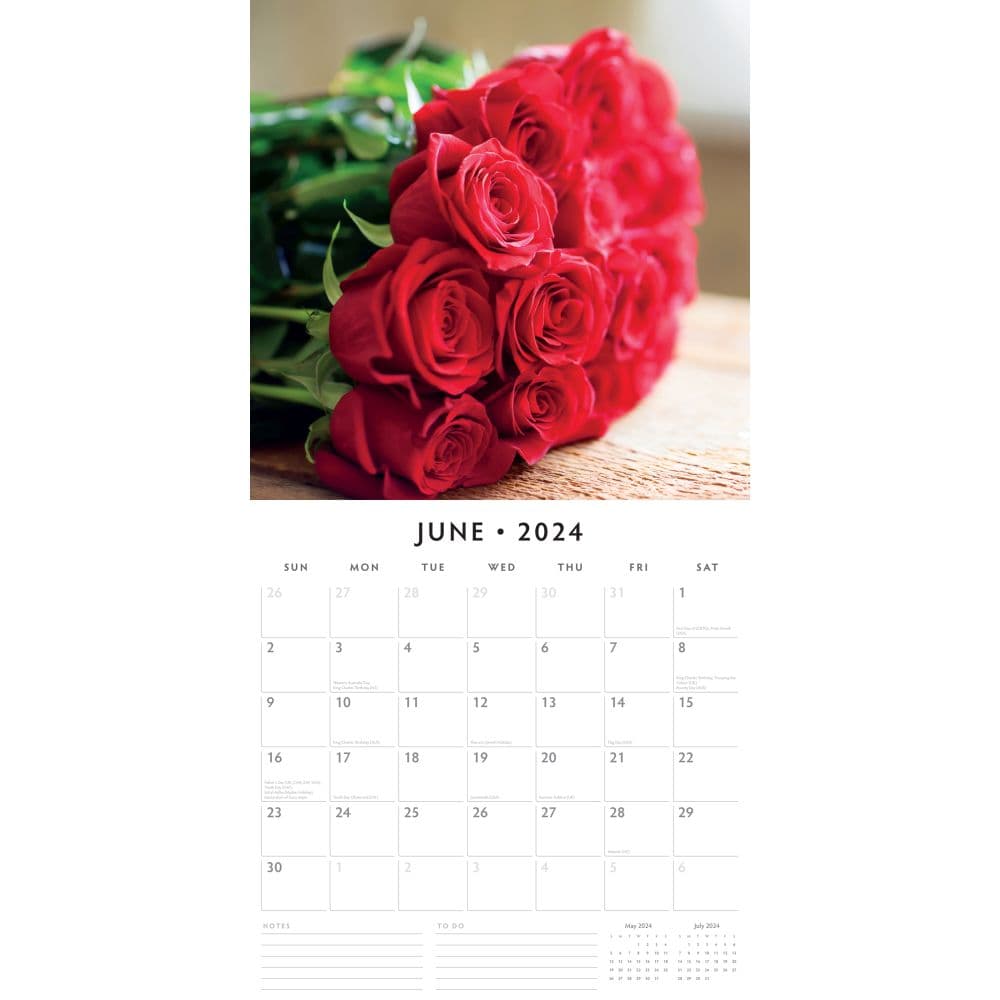 Floral Bouquet 2024 Wall Calendar