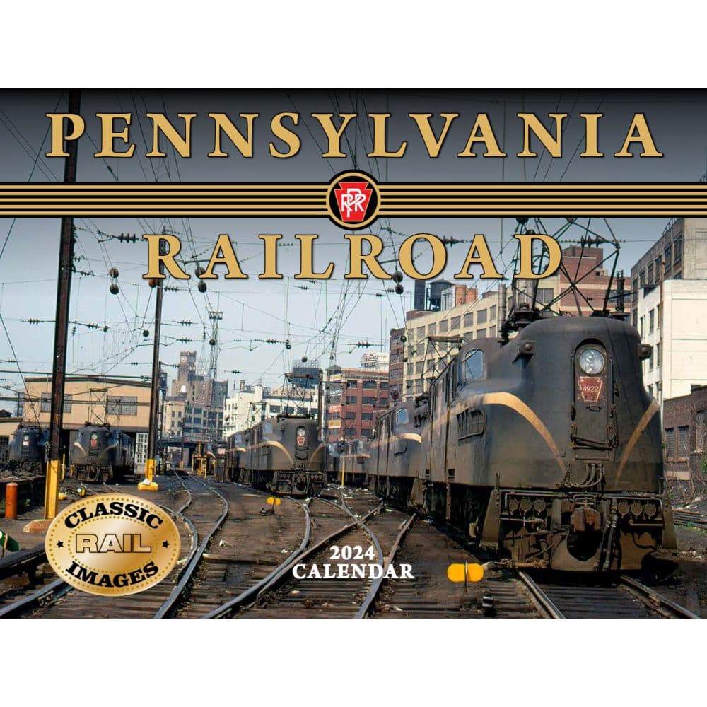Trains Pennsylvania Railroad 2024 Wall Calendar Main Image
