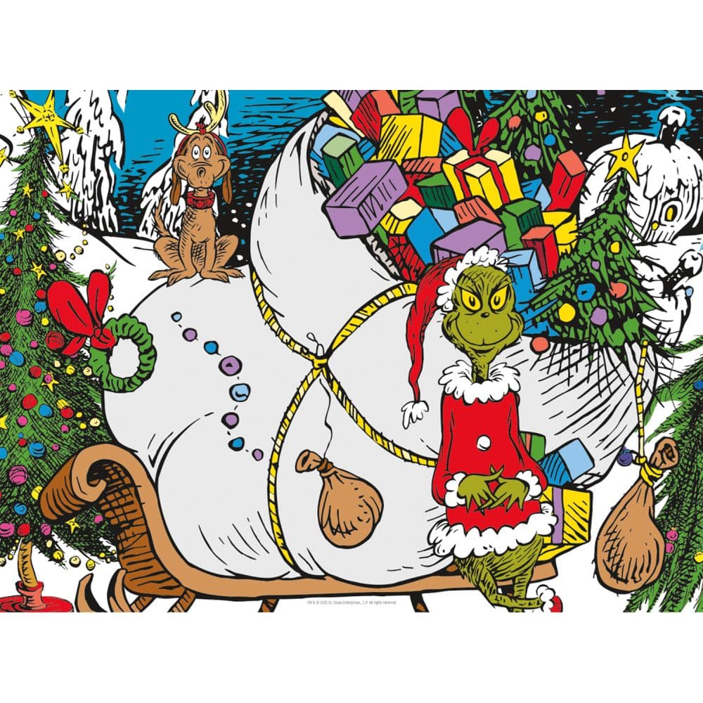 Grinch Stole Christmas 500 Piece Puzzle First Alternate Image