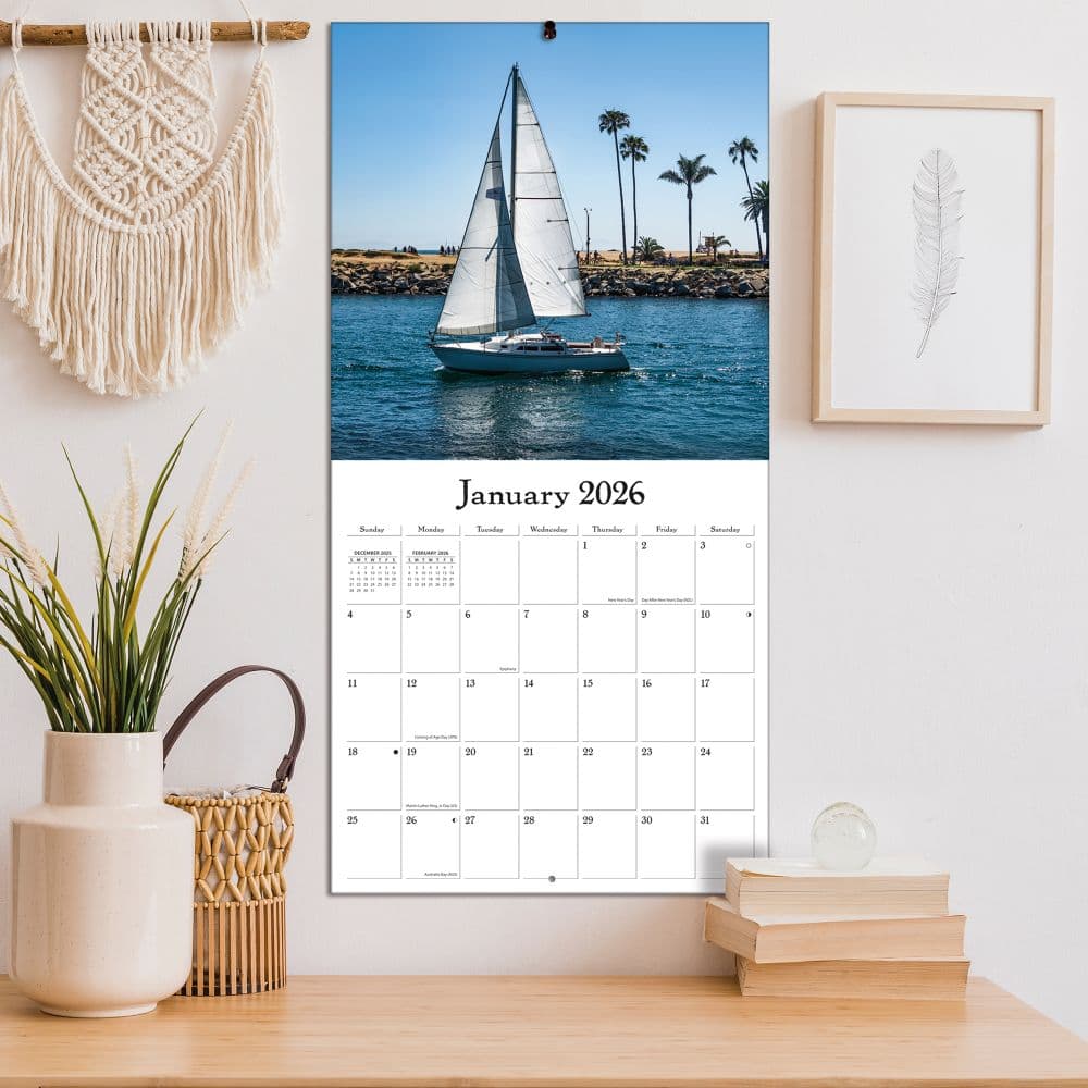 Sailboats 2026 Wall Calendar_ALT4