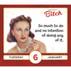 image Bitch 2026 Desk Calendar Second Alternate Image