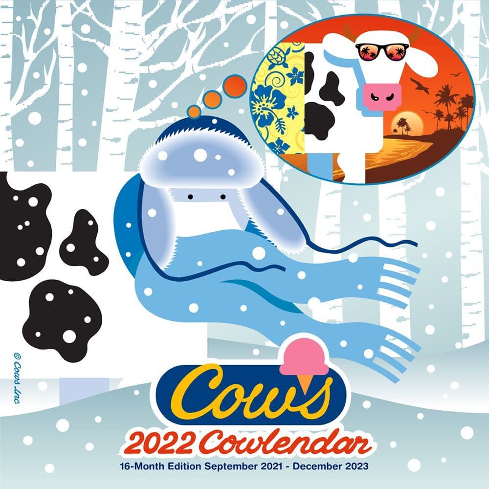 COWS Art 2022 Mini Wall Calendar