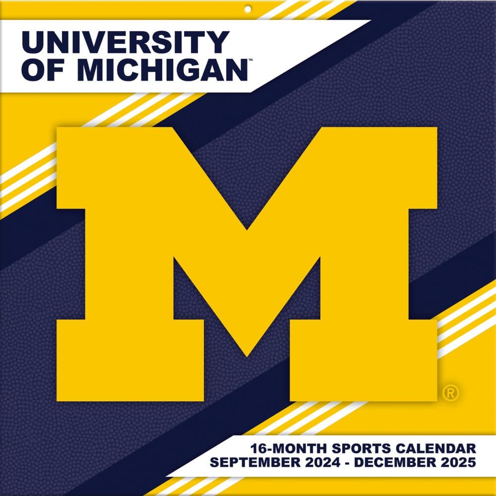Michigan Wolverines 2025 Wall Calendar_Main Image