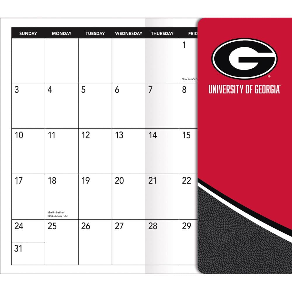 Georgia Bulldogs 2027 17 Month Pocket Planner Fifth Alternate Image