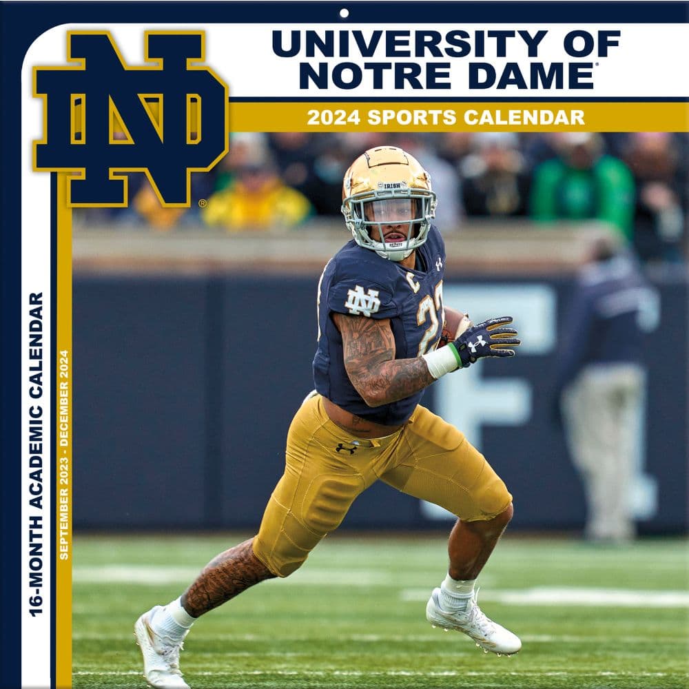 COL Notre Dame Fighting Irish 2024 Wall Calendar Main Product Image width=&quot;1000&quot; height=&quot;1000&quot;