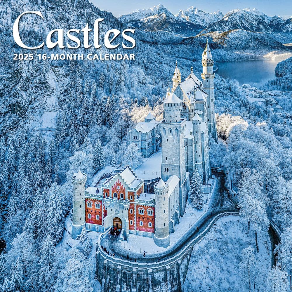 Castles 2025 Wall Calendar