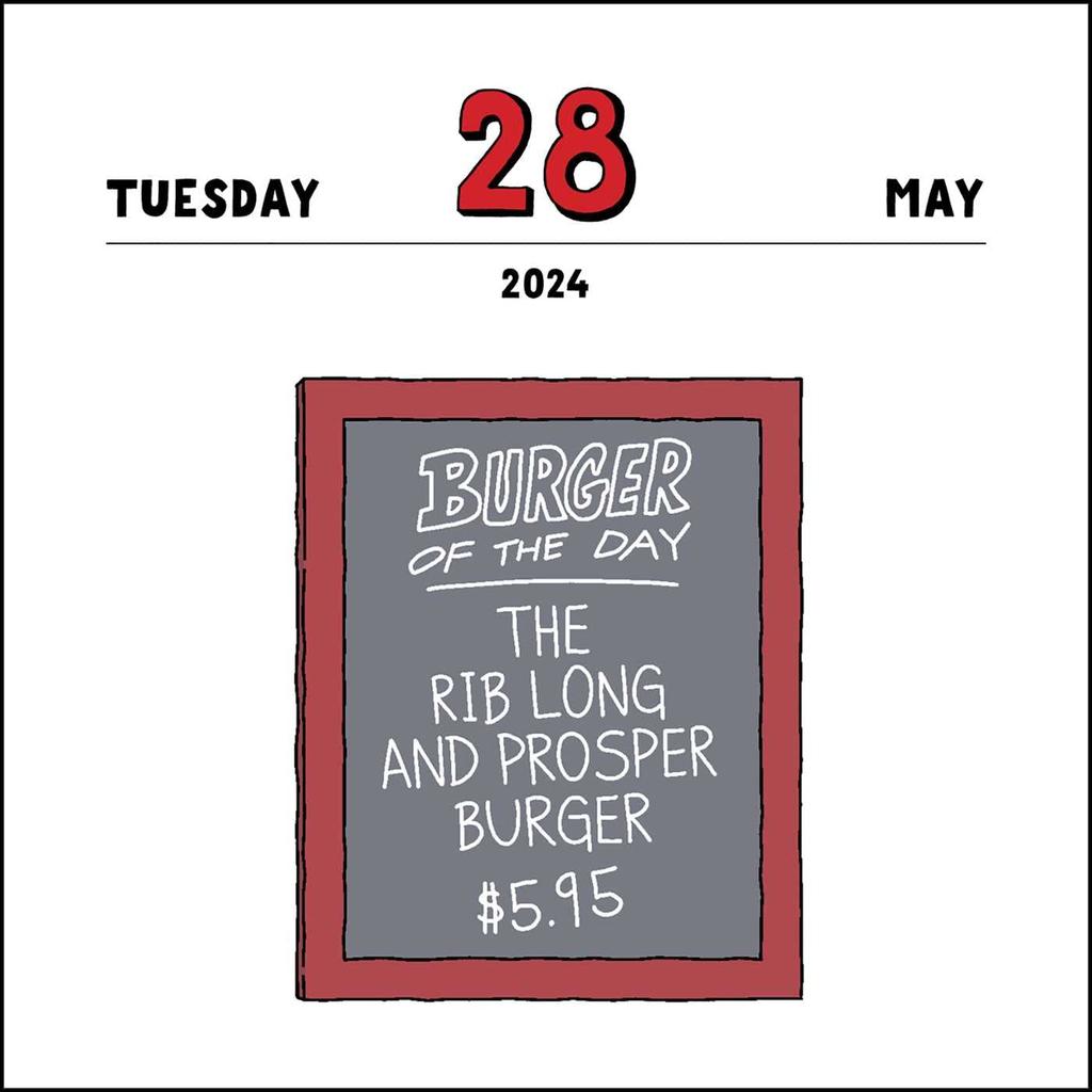 Bobs Burgers 2024 Desk Calendar May