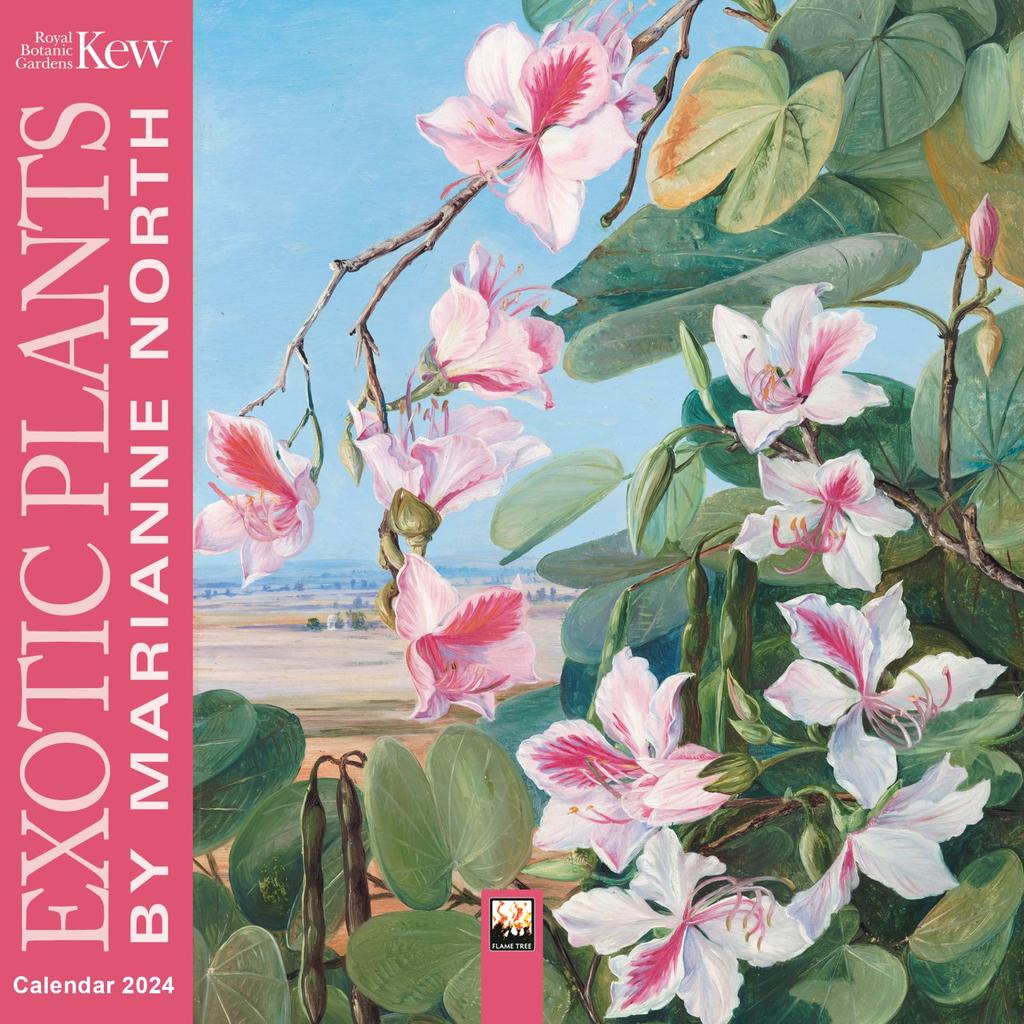 Kew Gardens Exotic Plants 2024 Mini Wall Calendar