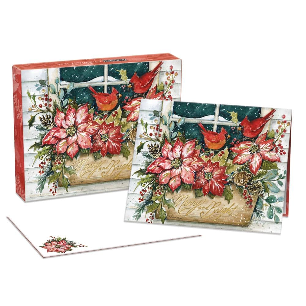 Merry And Bright Greetings Boxed Christmas Cards Alt2