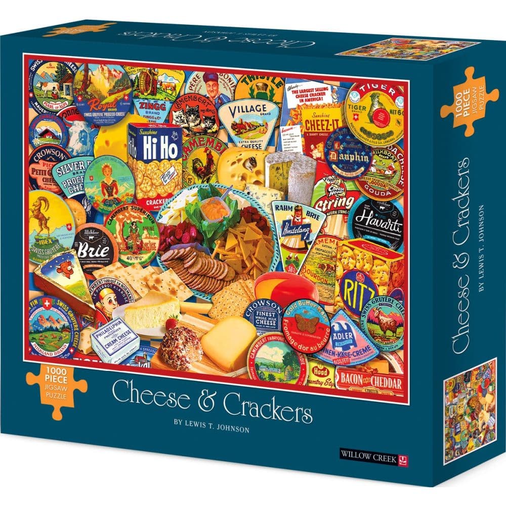 Cheese and Crackers 1000 Piece Puzzle Main Product Image