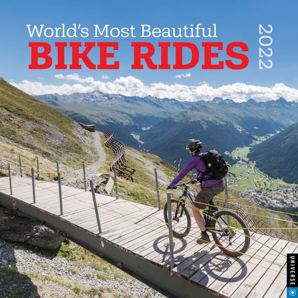 Worlds Most Beautiful Bike Rides 2022 Wall Calendar