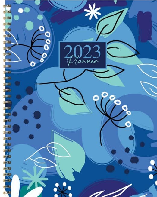 Blue and Berries 2023 Large Daily Weekly Monthly Planner
