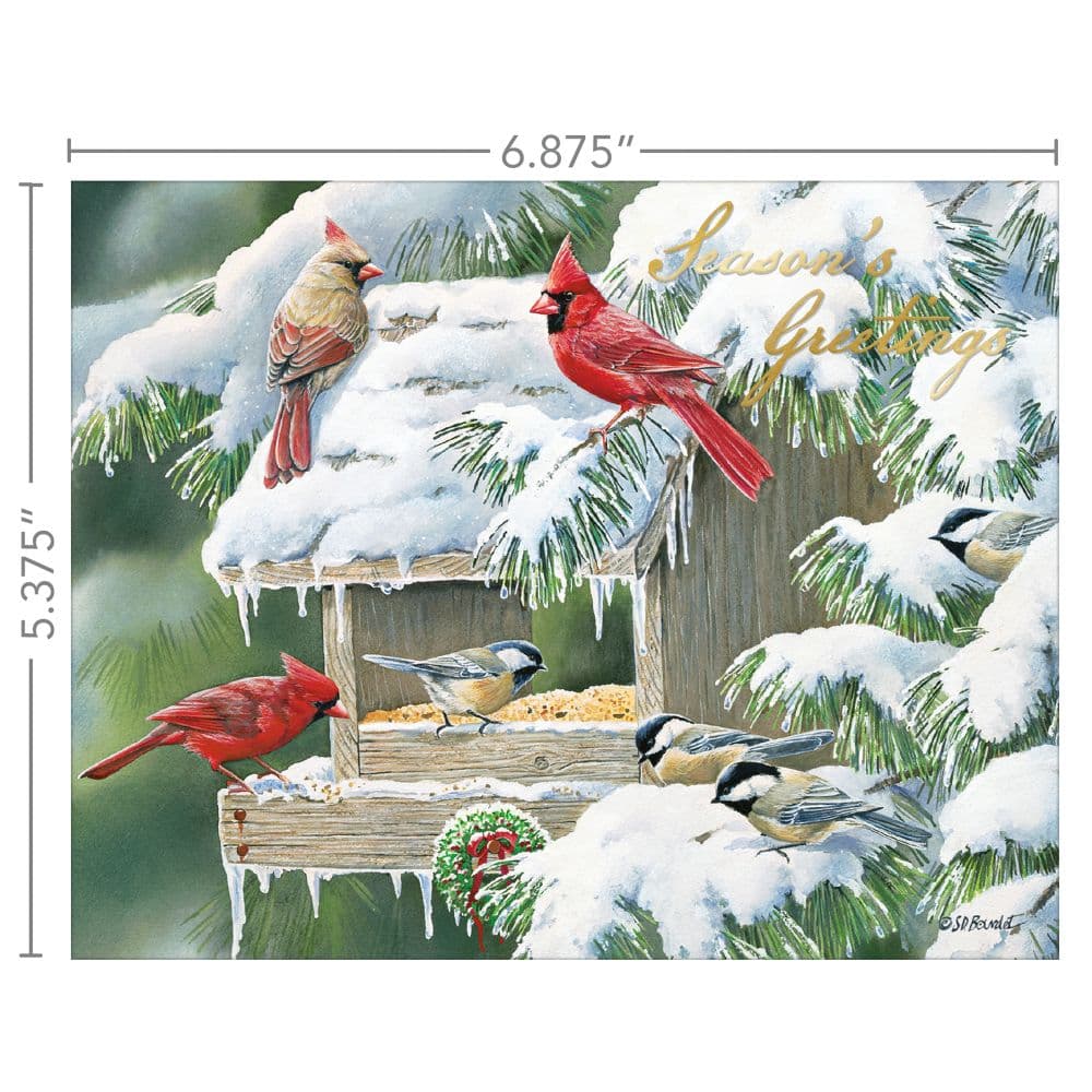 Cardinal Christmas by Susan Bourdet Boxed Christmas Cards Alt5