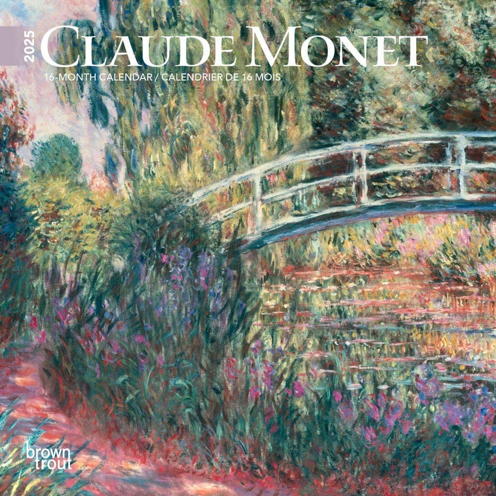 Monet 2025 Mini Wall Calendar  Main Image