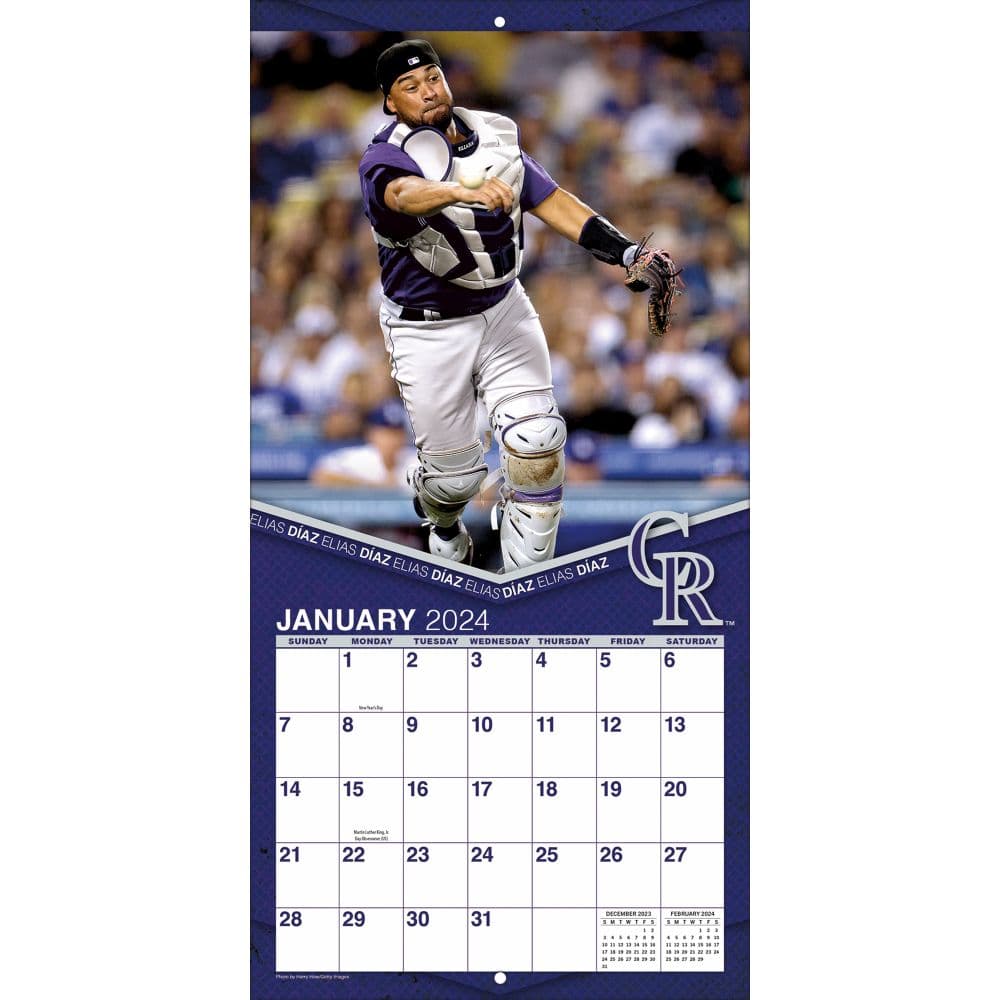 Colorado Rockies 2024 Wall Calendar