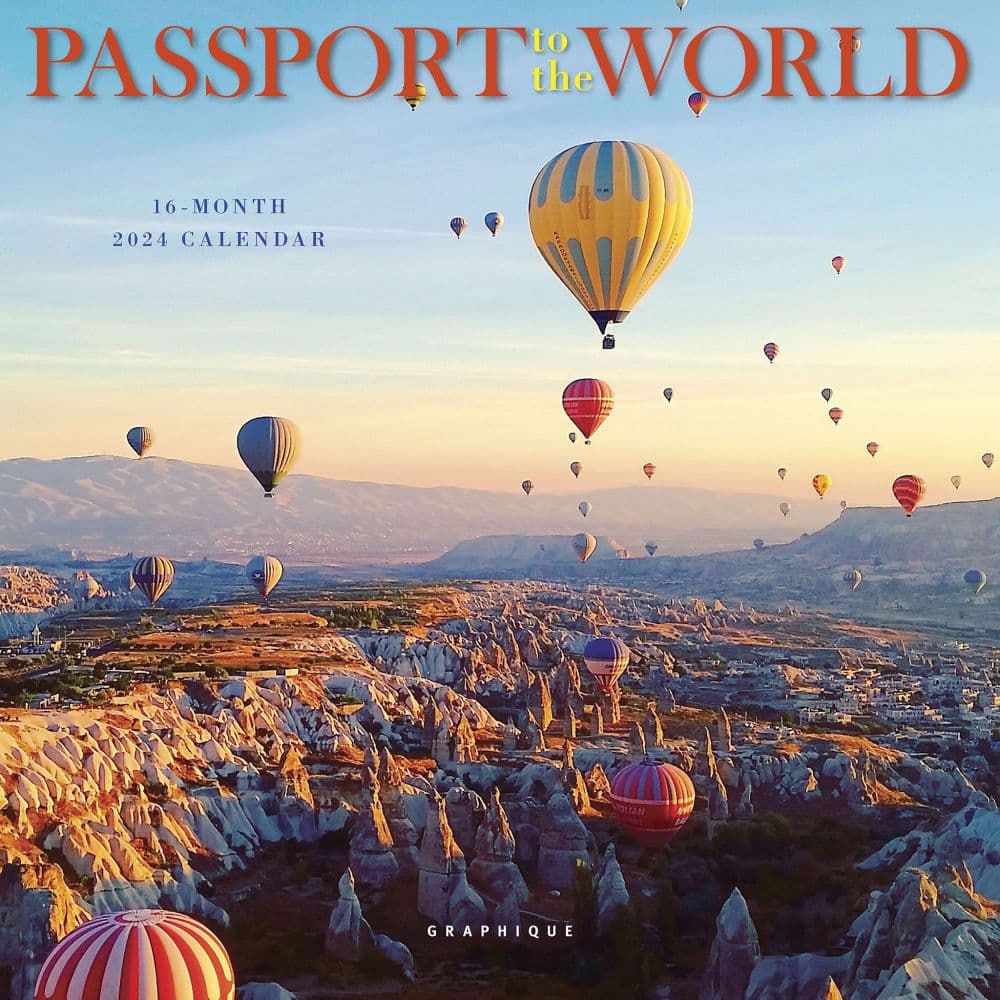 Passport to the World 2024 Mini Wall Calendar Main Product Image width=&quot;1000&quot; height=&quot;1000&quot;