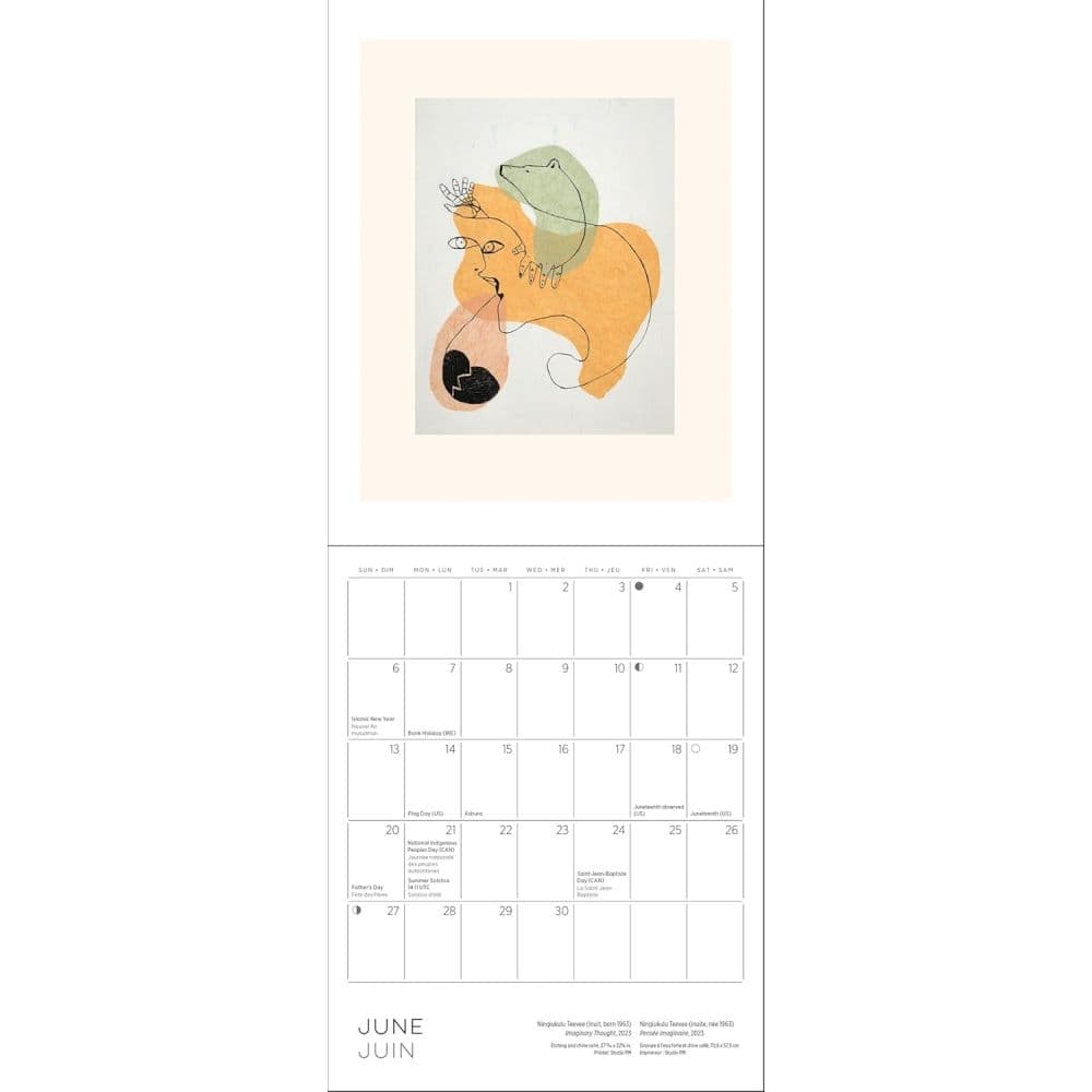Inuit Art 2027 Mini Wall Calendar Fourth Alternate Image