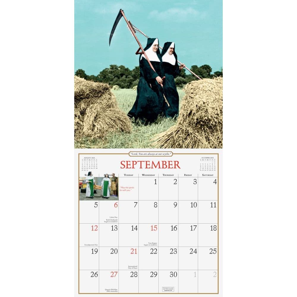 Nuns Having Fun Wall Calendar