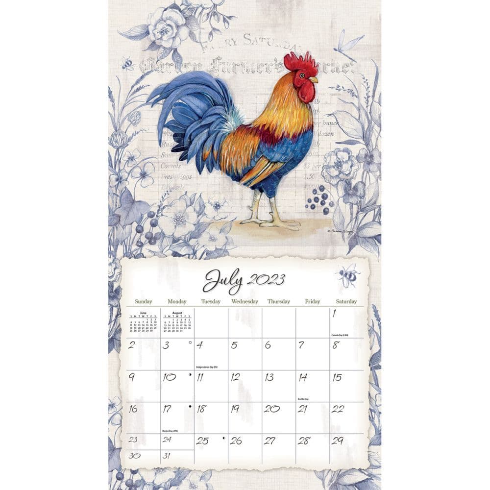 Proud Rooster Special Edition 2023 Wall Calendar - Calendars.com