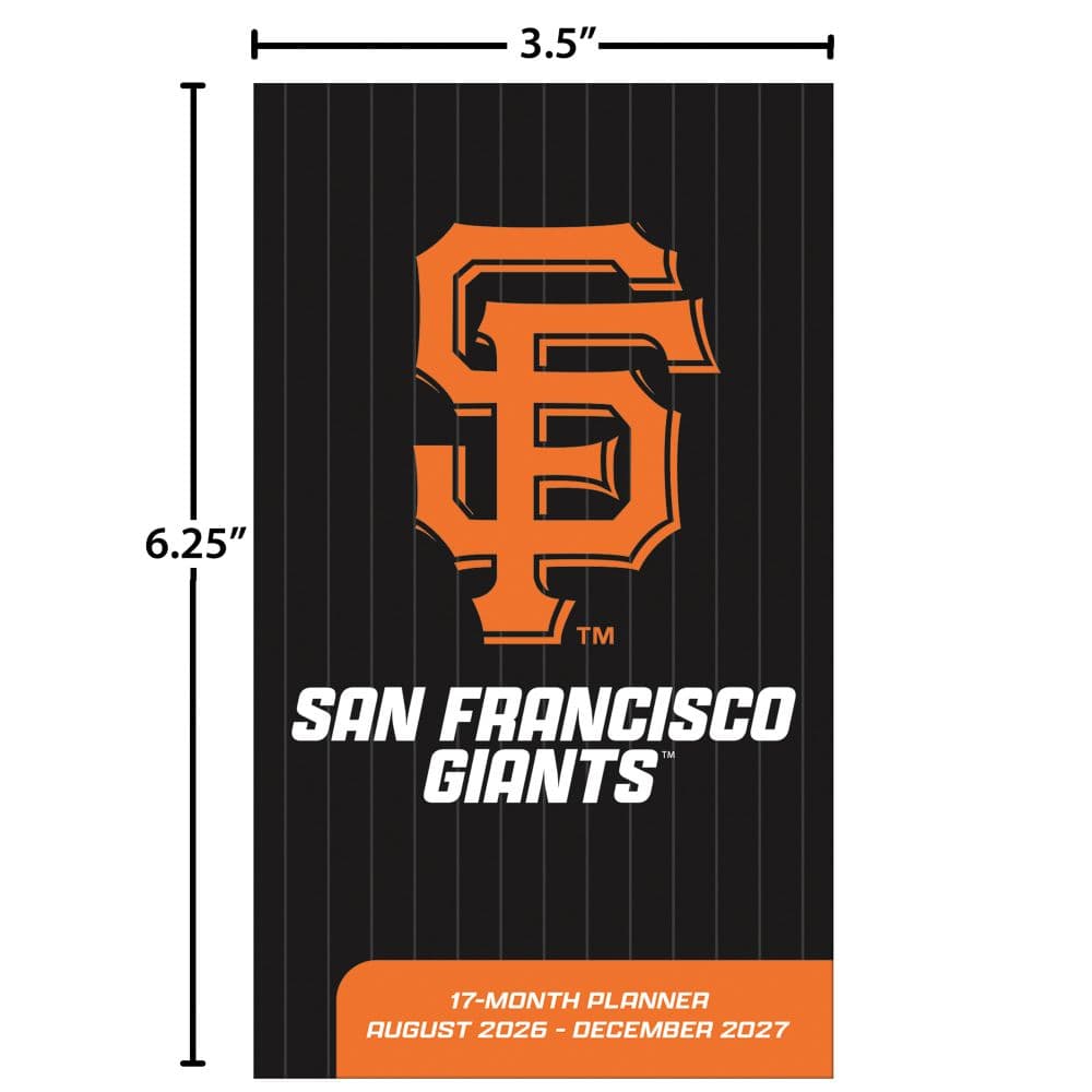 MLB San Francisco Giants 17 Month 2027 Pocket Planner Sixth Alternate Image