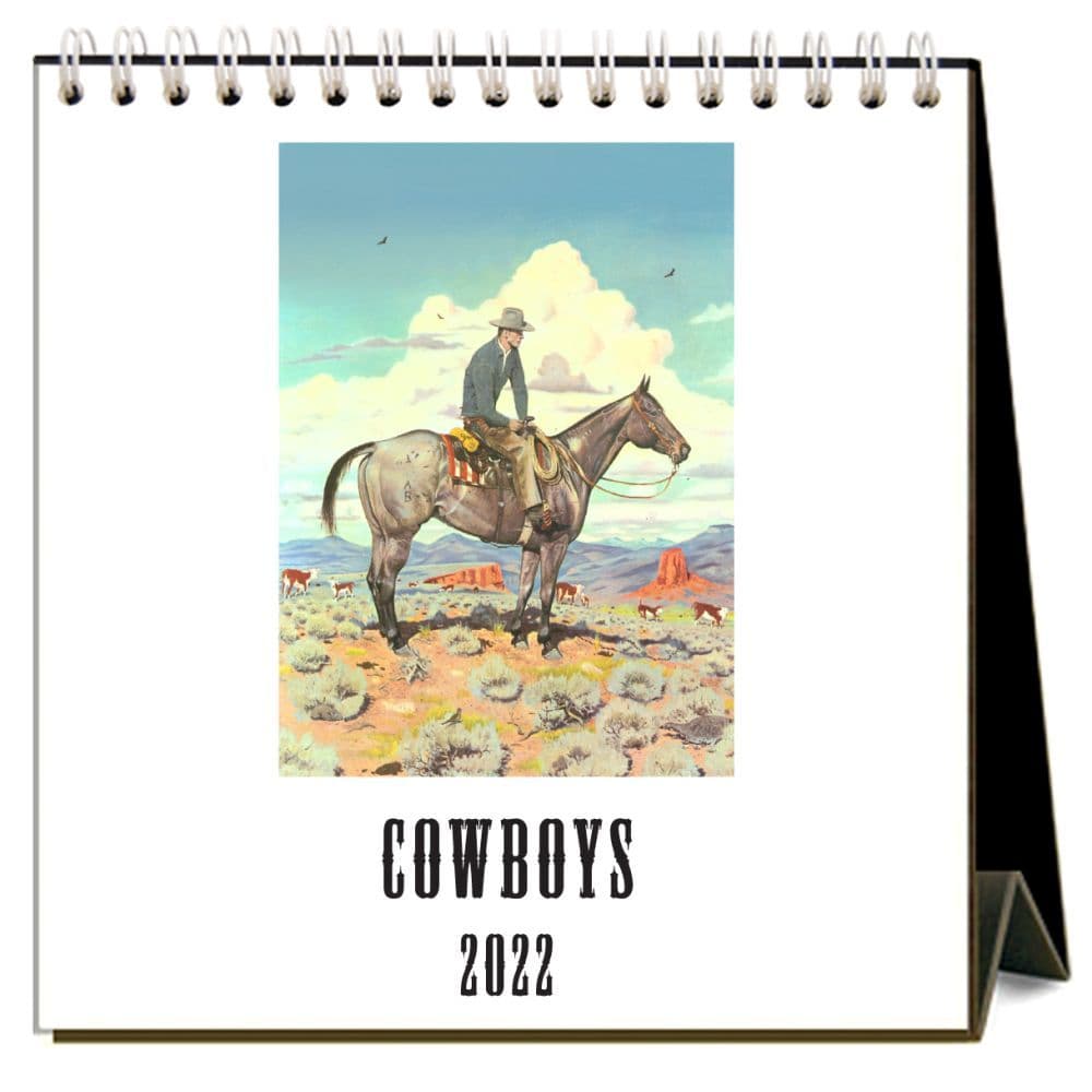 Cowboys 2022 Desk Calendar