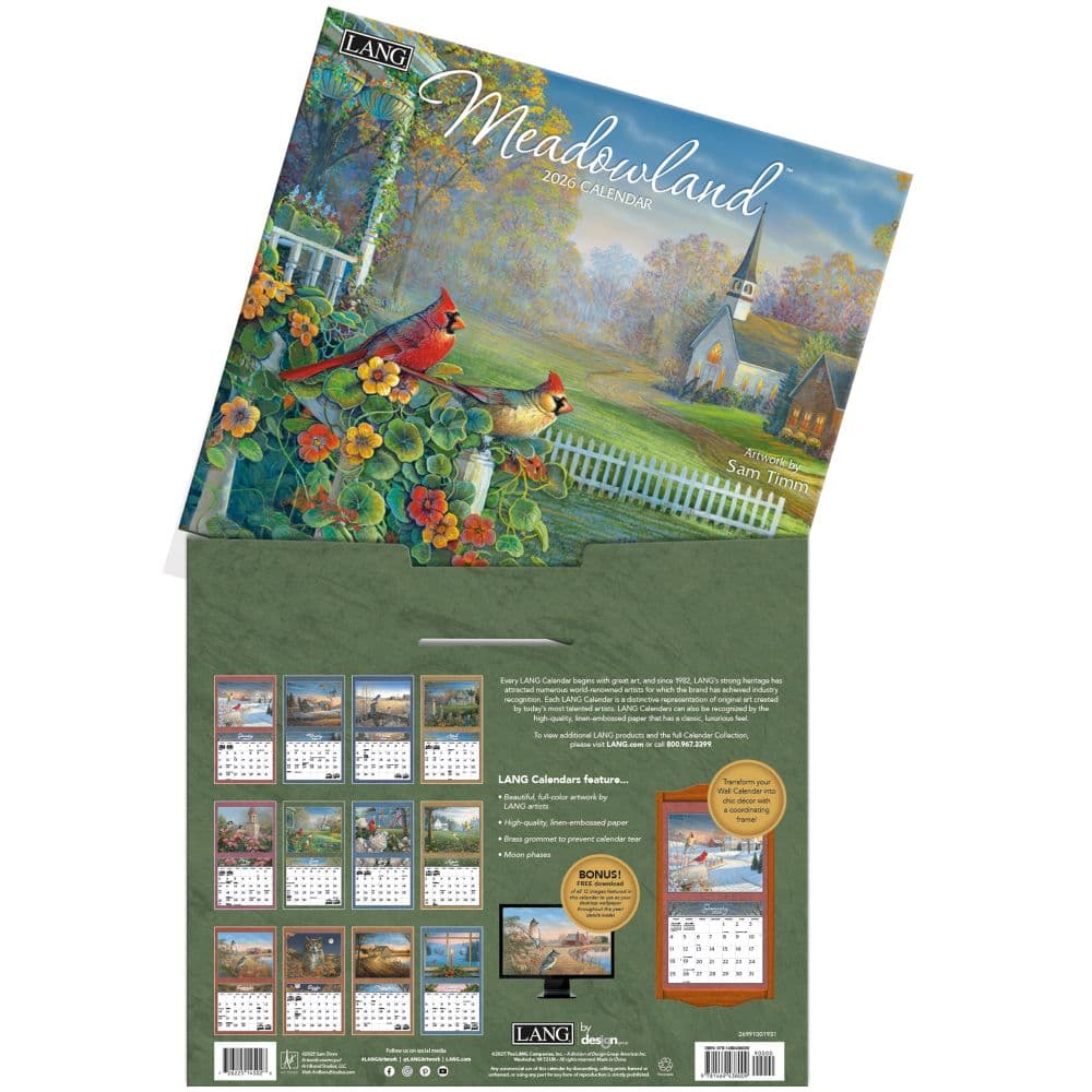 Meadowland 2026 Wall Calendar by Sam Timm_ALT3
