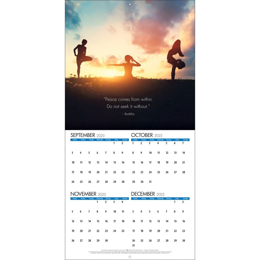 Yoga 2024 Wall Calendar