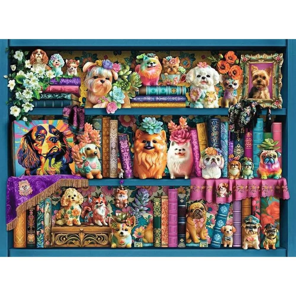 Precious Porcelain Pups 500 Piece Puzzle First Alternate Image