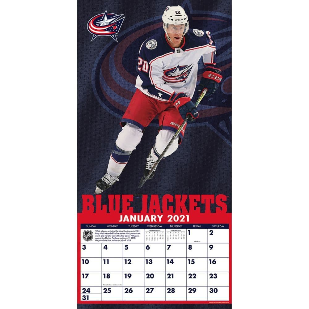 Columbus Blue Jackets Wall Calendar