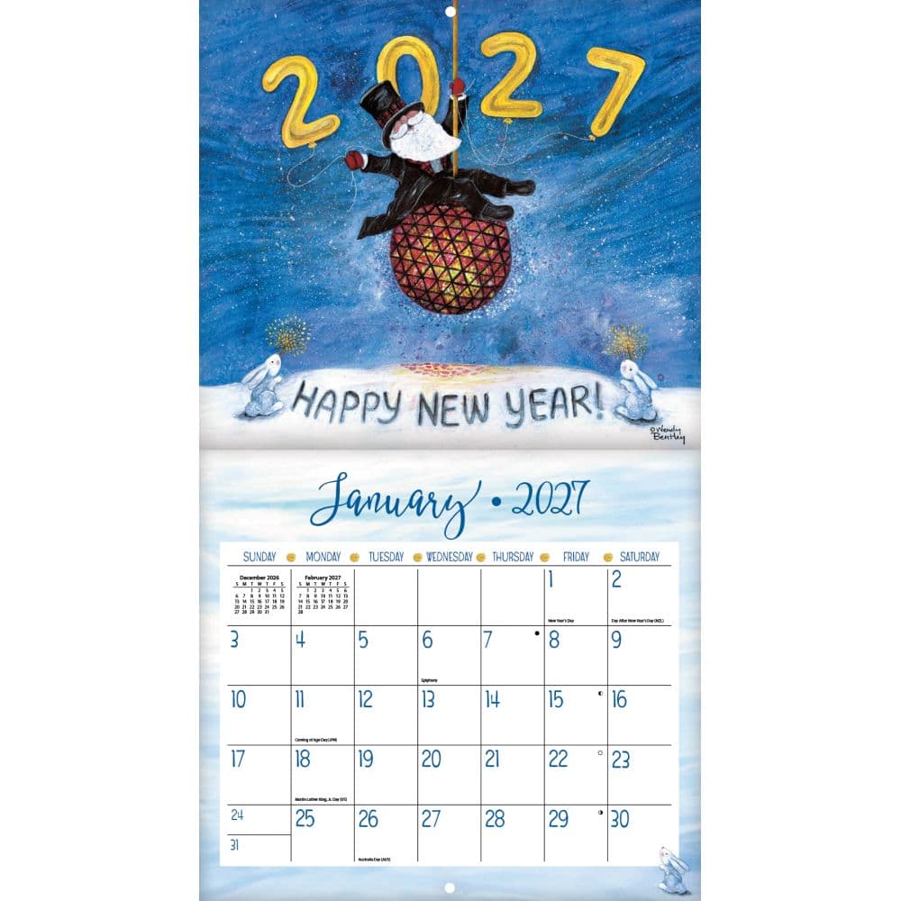 Favorite Things 2027 Wall Calendar by Wendy Bentley Second Alternate Image