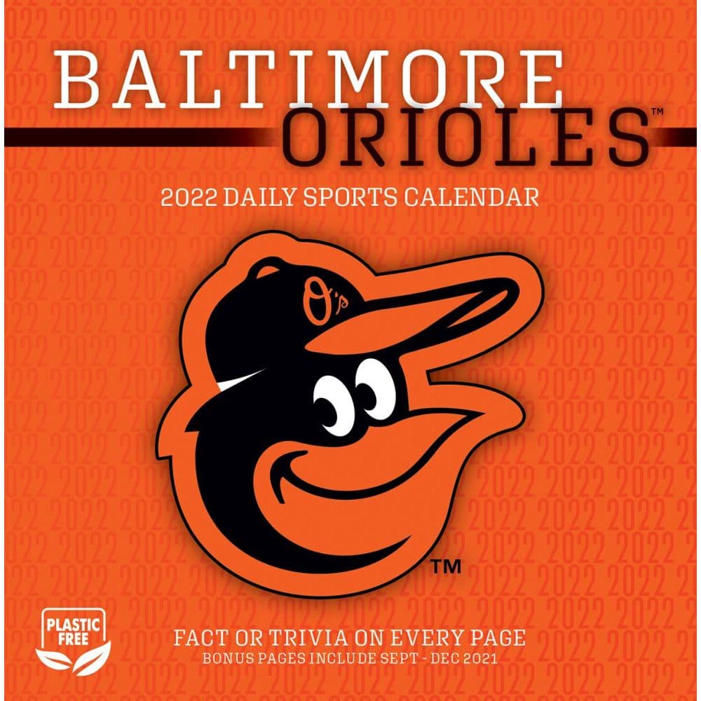 Mlb Baltimore Orioles 2022 Desk Calendar - Calendars.com