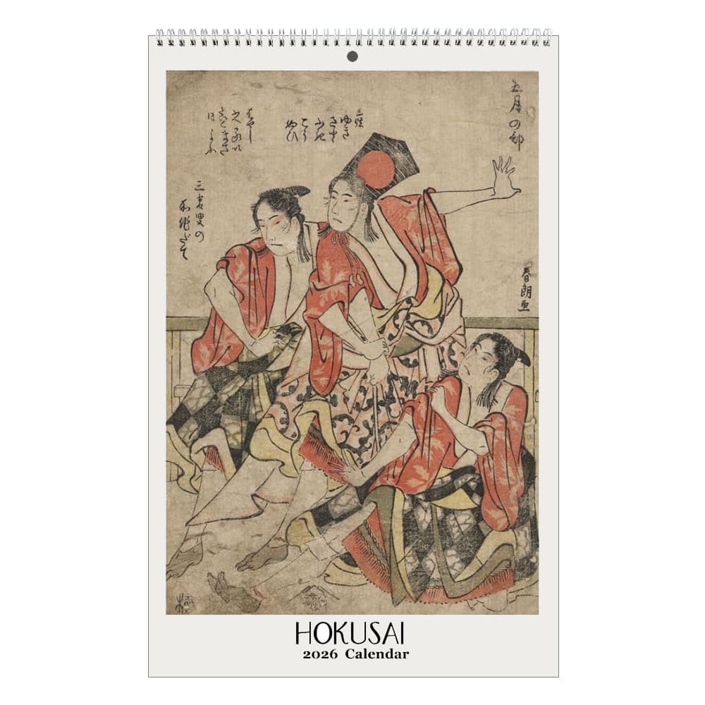 image Hokusai Poster 2026 Wall Calendar Main Product Image