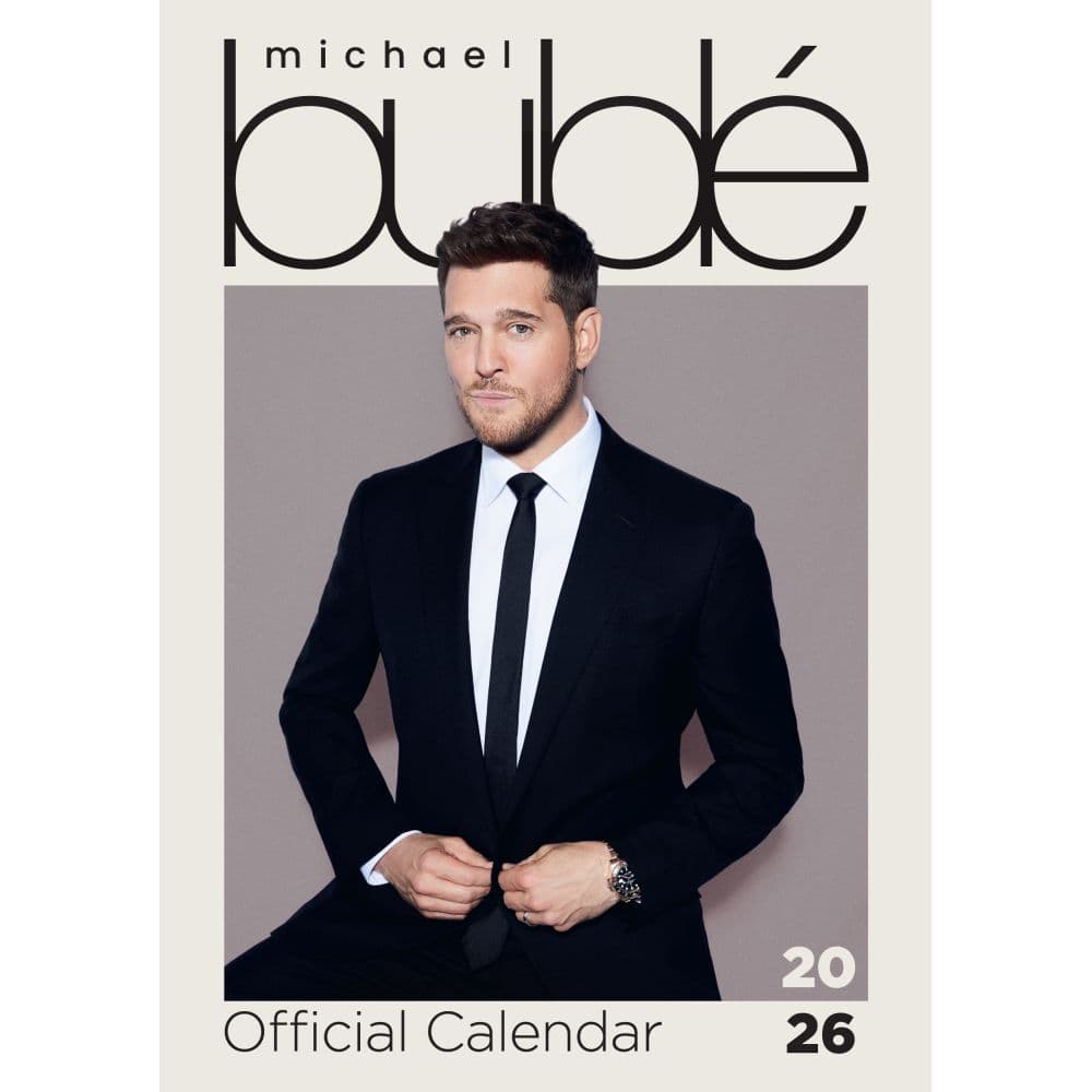 Michael Buble Poster 2026 Wall Calendar Main Product Image