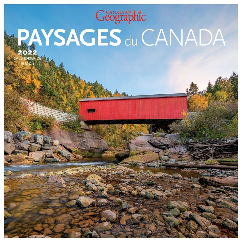 Canadian Geographic 2022 Wall Calendar (FRENCH)